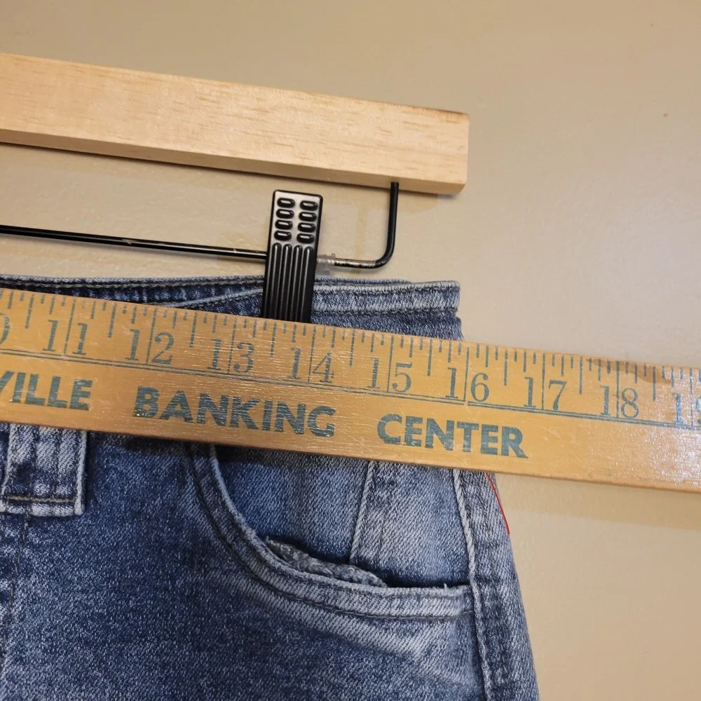 KanCan Cargo Jeans Womens 9/28 Blue Excellent Utility Straight Leg KC7843D